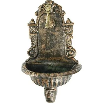 Příslušenství pro plot Umývadlo nástenné Al zliatina, zlatá patina, 710x425x225 mm s kohútikom 1/2`, odtokový otvor ø28mm