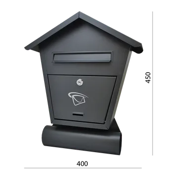 Železářství DOPRODEJ Poštovní schránka 400x450x70mm grafitová
