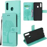 Knížkové pouzdro Galaxy A20s - strom tyrkysový
