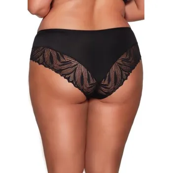 Dámské spodní prádlo Kalhotky Ava Lingerie 2105 Černá 3XL