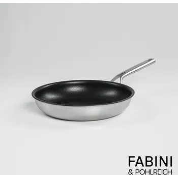 Pánev FABINI & Pohlreich - Pánev z pětivrstvé nerezové oceli s nepřilnavým povrchem bez poklice ø 26 cm - rozbaleno