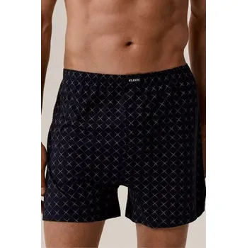 Pánské spodní prádlo 2 PACK trenýrky Atlantic 2MBX-077 - bavlna Zeleno-tmavěmodrá M