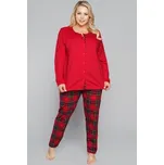 Dámské pyžamo Italian Fashion Zorza - dlouhé Červená L