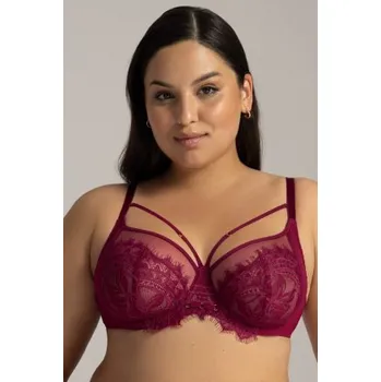 Podprsenka Nevyztužená podprsenka Ava Lingerie 2150 Chianti Bordó 95F