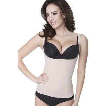 Stahovací košilka Stahovací košilka Julimex 214 pod prsa Natural XL