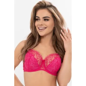 Podprsenka Polovyztužená podprsenka Biggi Marisa Sytě červená (amarant) 105D