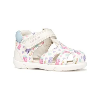 Dámské sandále Sandály Geox B Sandal Zapito Girl B556FB 05404 C0270 Bílá 18