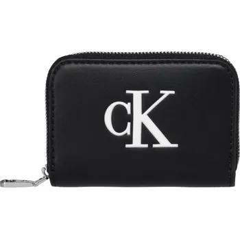 Oblečení a móda Módní peněženka Calvin Klein BOLD CK MEDIUM ZIP AROUND UNI Černá, Bílá