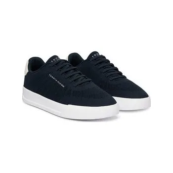 Pánské tenisky Sneakersy Tommy Hilfiger Th Court Knit FM0FM05823 Tmavomodrá 43