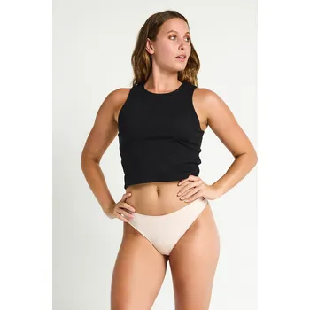 Menstruační kalhotky Menstruační kalhotky PUMA & Modibodi Seamfree Active Thong Light-Moderate Mist Pink (MODI4074MP) S