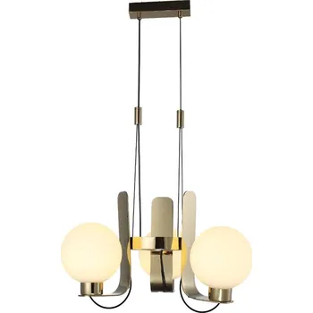 Lustr na lanku REGGIO 3xE27/40W/230V zlatá