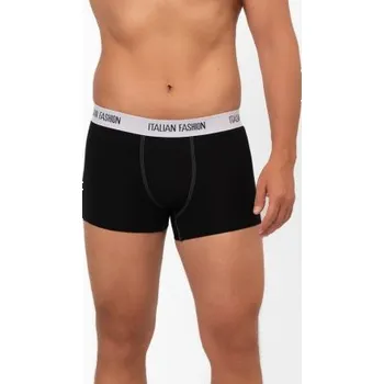 Pánské spodní prádlo Pánské boxerky Italian Fashion Salomon Černá 3XL