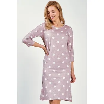 Dámská noční košile Noční košilka s 3/4 rukávem Taro Dolly - bavlna Světle fialová M