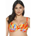 Nevyztužený horní díl plavek Ava Lingerie SK 227 Vivid Oranžová 90G