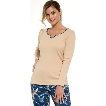 Dámské pyžamo Dámské pyžamo Cornette 739/318 Veronica Béžová XL