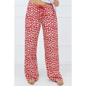 Pyžamové kalhoty Italian Fashion Evora - bavlna Červená XL