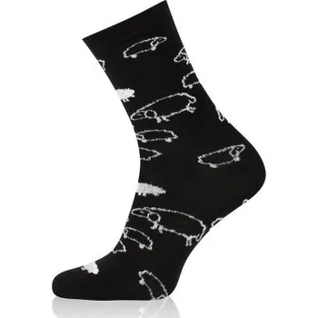 Dámské ponožky Vysoké ponožky Italian Fashion Wito Černo-bílá 44-47