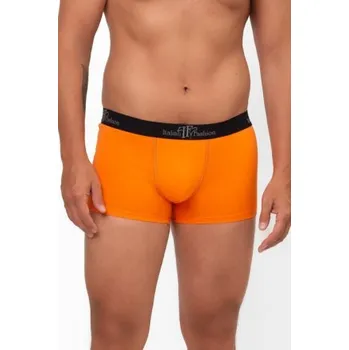 Pánské spodní prádlo Pánské boxerky Italian Fashion Aleksander Oranžová L