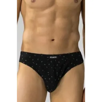 3 PACK slipy Atlantic 3MP-178 Černo-šedá 2XL