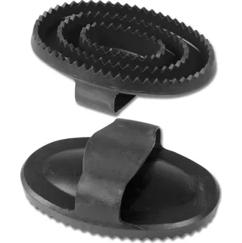 Čištění pro koně Gumové hřbílko WALDHAUSEN dětské černé