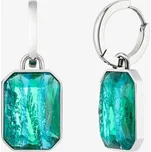 Preciosa Náušnice z chirurgické oceli Ocean s českým křišťálem Preciosa, emerald 7445 66