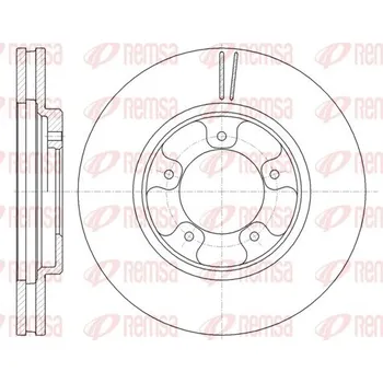 Brzdový kotouč Brzdový kotouč REMSA 6939.10