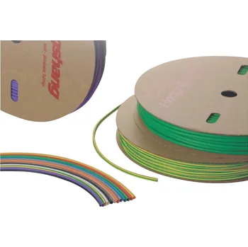 Hongshang ART002432 smršťovací bužírka bez lepidla transparentní 32 mm 16 mm Poměr smrštění:2:1 metrové zboží