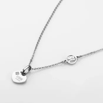 Náhrdelník Ocelový náhrdelník STORM MINI HEART Necklace-Silver