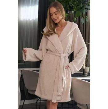 Dámský župan LaL 2557 Slim Světle béžová L