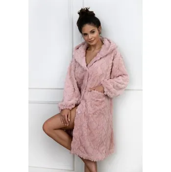 Dámský župan Dámský župan Sensis Bethany - na knoflíky Starorůžová S/M