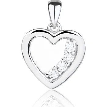 Přívěsek Bealio 13929 Stříbrný přívěsek SRDCE 03-13929-4098