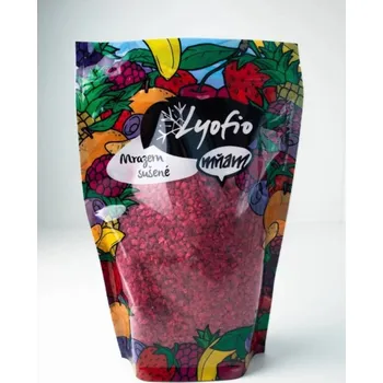 Potravina Lyofio Maliny prášek se zlomky lyofilizované (mrazem sušené) 110 g