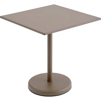 Zahradní stůl Muuto Stolek Linear Steel Café Table 70x70, taupe