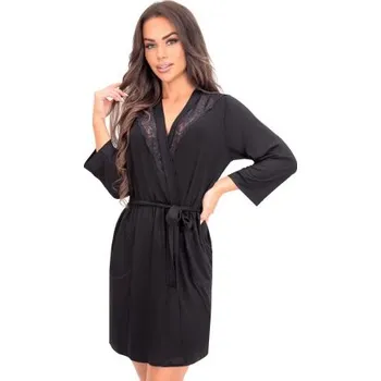 Dámský župan Dámský župan Donna Sonia - viskóza Černá M(38)