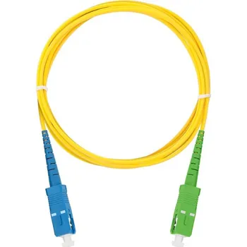 Síťový kabel XtendLan FO patch SC/APC-SC 20m 9/125 simplex, G.652d, LS0H FOP-SCASC-S-20-9