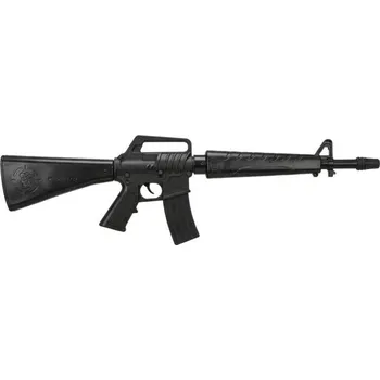 Dětská zbraň Kapslíková kovová puška černá s dlouhou hlavní série V535 (M16)