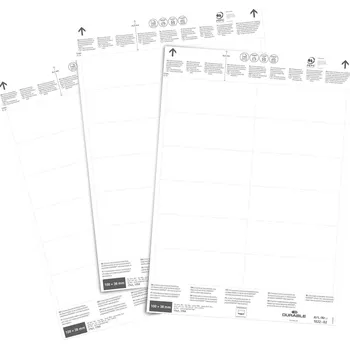 Kartotéka zásuvný štítek (š x v) 100 mm x 38 mm 240 ks
