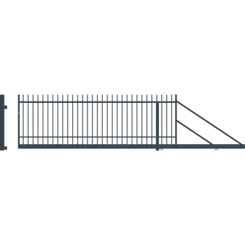 Plot Polargos NICE posuvná brána šířka 4000 x výška 1440 mm, PRAVÁ