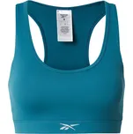 Reebok Sportovní podprsenka azurová modrá / stříbrně šedá