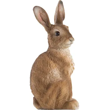 Zahradní úložný box Zahradní figurka z polyresinu Mat, 23 cm, hnědá