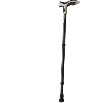 Zdraví Hůl podpůrná - vyměkčená rukojeť bílá