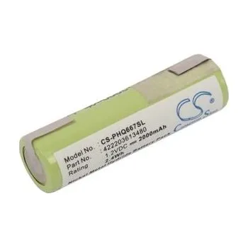 Baterie pro Philips Norelco 8890xl, 2000 mAh, Cameron Sino CS-PHQ667SL