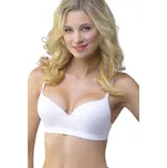 Vyztužená podprsenka Gina 07017P - ECO bambus Bílá 85C