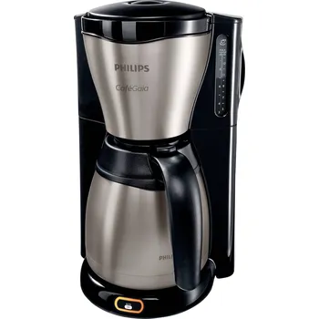 Kávovar Philips Home Café Gaia HD7548/20 kávovar černá, nerezová ocel připraví šálků najednou=15 termoska