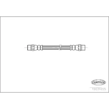 Brzdová hadice Brzdová hadice CORTECO 19031655