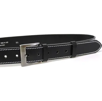 Opasek PENNY BELTS Pánský kožený opasek 26 černý Délka: 95 cm