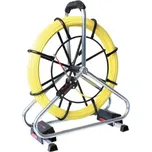 Sada PROFI protah. pero ze skelného vlákna prům. 6mm, délka 60m, RTG6, vč. navíj. stoj.