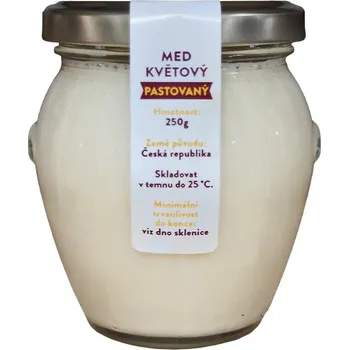 Med květový pastovaný (250 g) Včelařství Kvasnička
