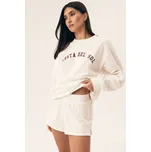 Dámské pyžamo - homewear - Henderson Nimes - bavlna Ecru XL