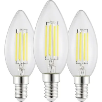 Žárovka SADA 3x LED Žárovka VINTAGE C35 E14/2,2W/230V 2700K - Eglo 110439